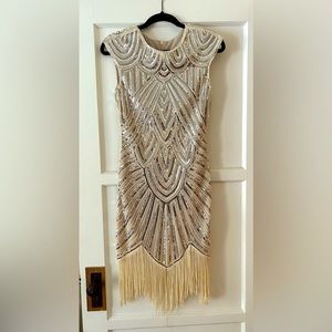 Sequined Flapper Style Dress